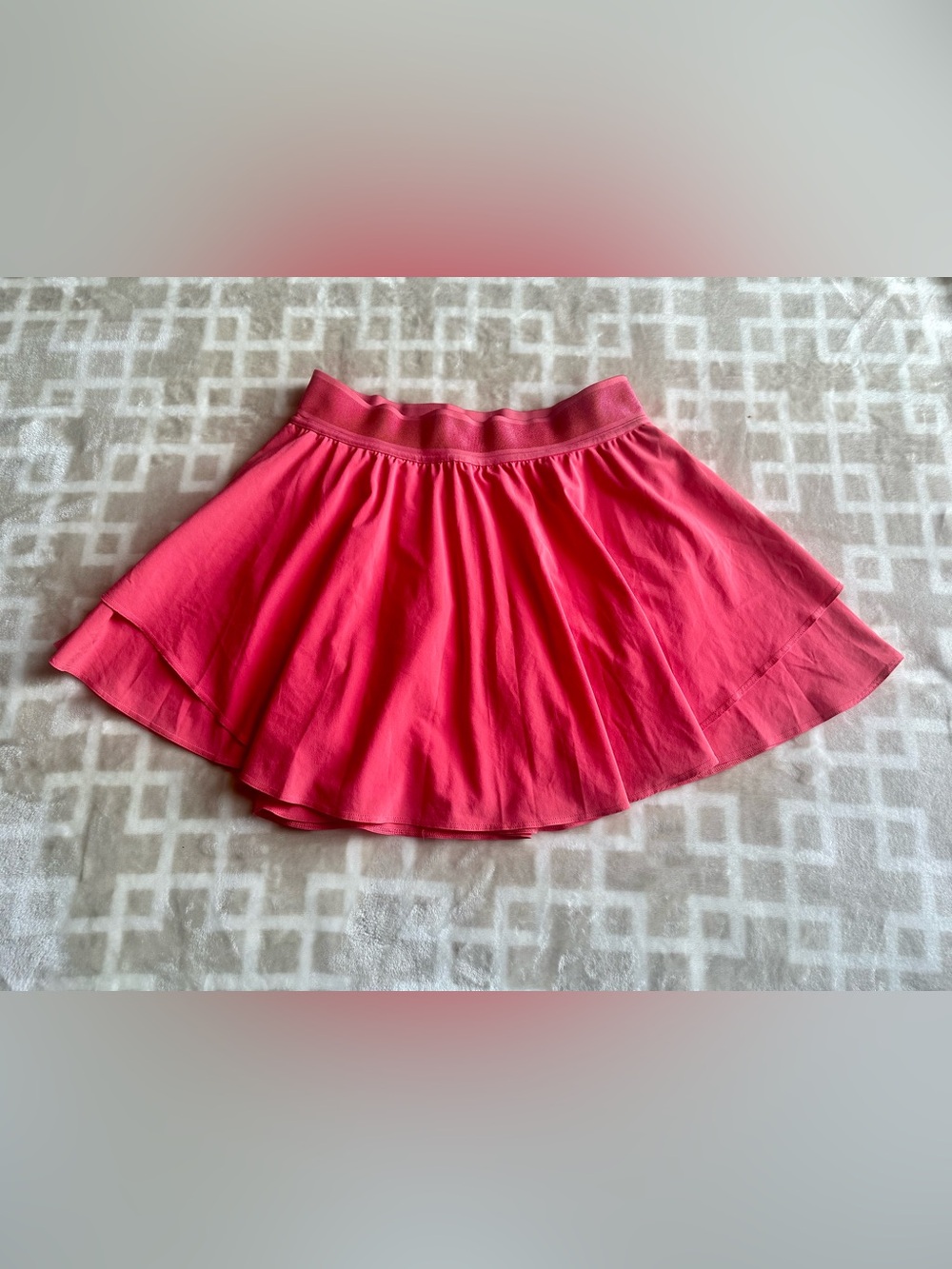 Women's Coral Pink Skater Skirt